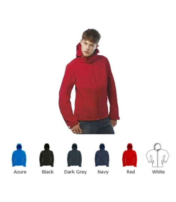 B&C BA630 Men's Hooded Softshell Jacket